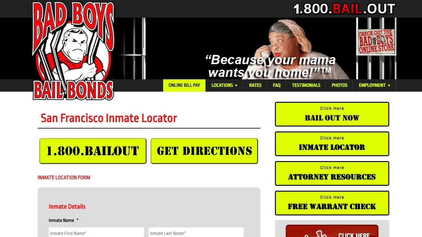 San Francisco Inmate Locator | Find a San Francisco Jail Location